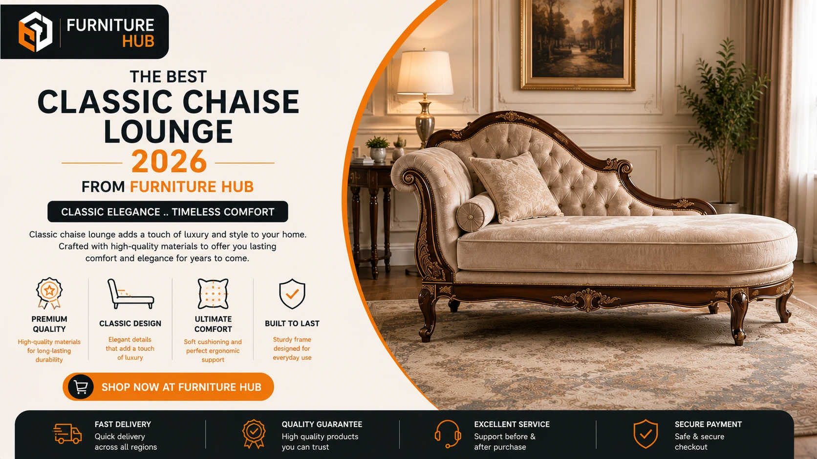 Best Classic Chaise Longue Sofa 2026 From Furniture Hub