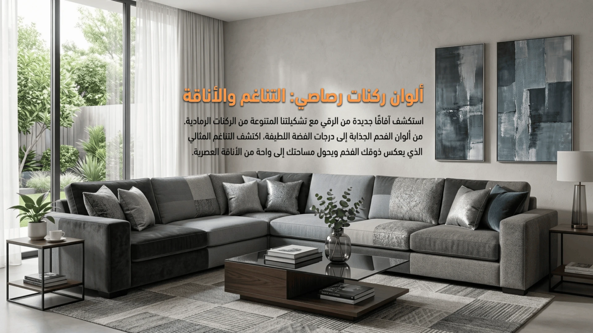 أحدث تصميمات ألوان ركنات رصاصي 2026