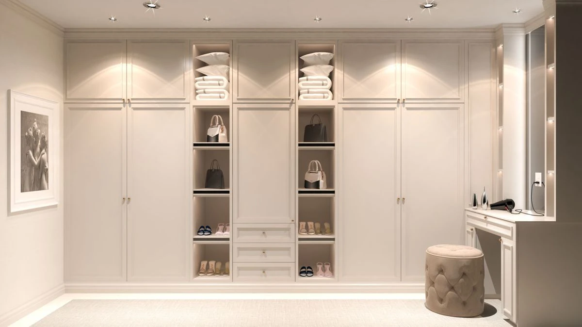 Dressing room inside the bedroom 2026