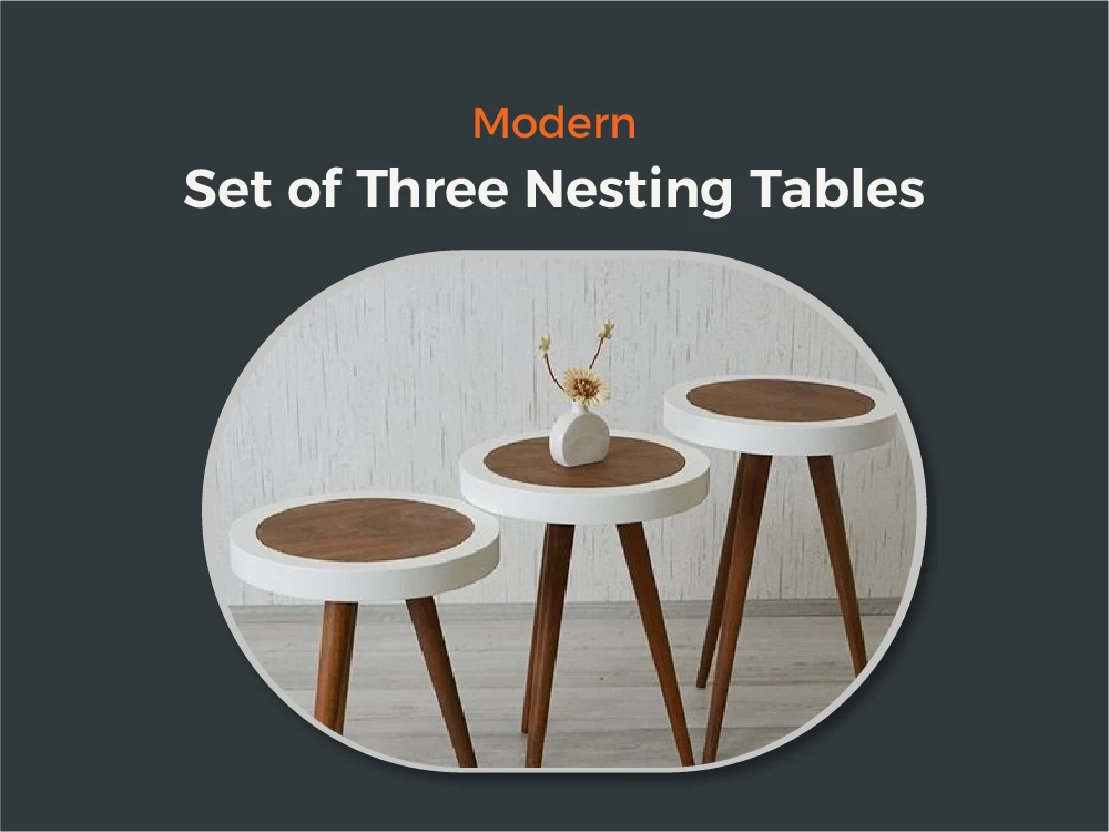 The Most Elegant Modern Triple Table Set for a Stylish Home