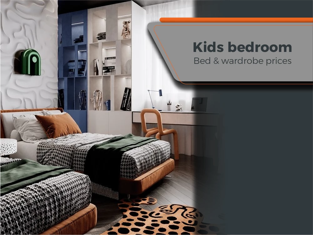Childrens Bedrooms with Two Beds, Wardrobe, and Dresser – How Much Do They Cost