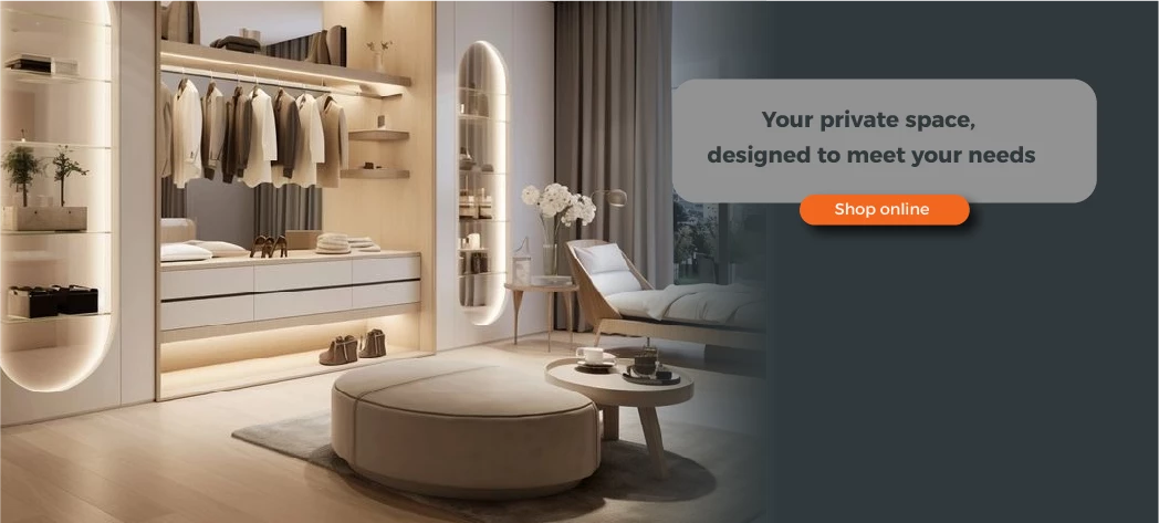 Dressing Room Inside the Bedroom