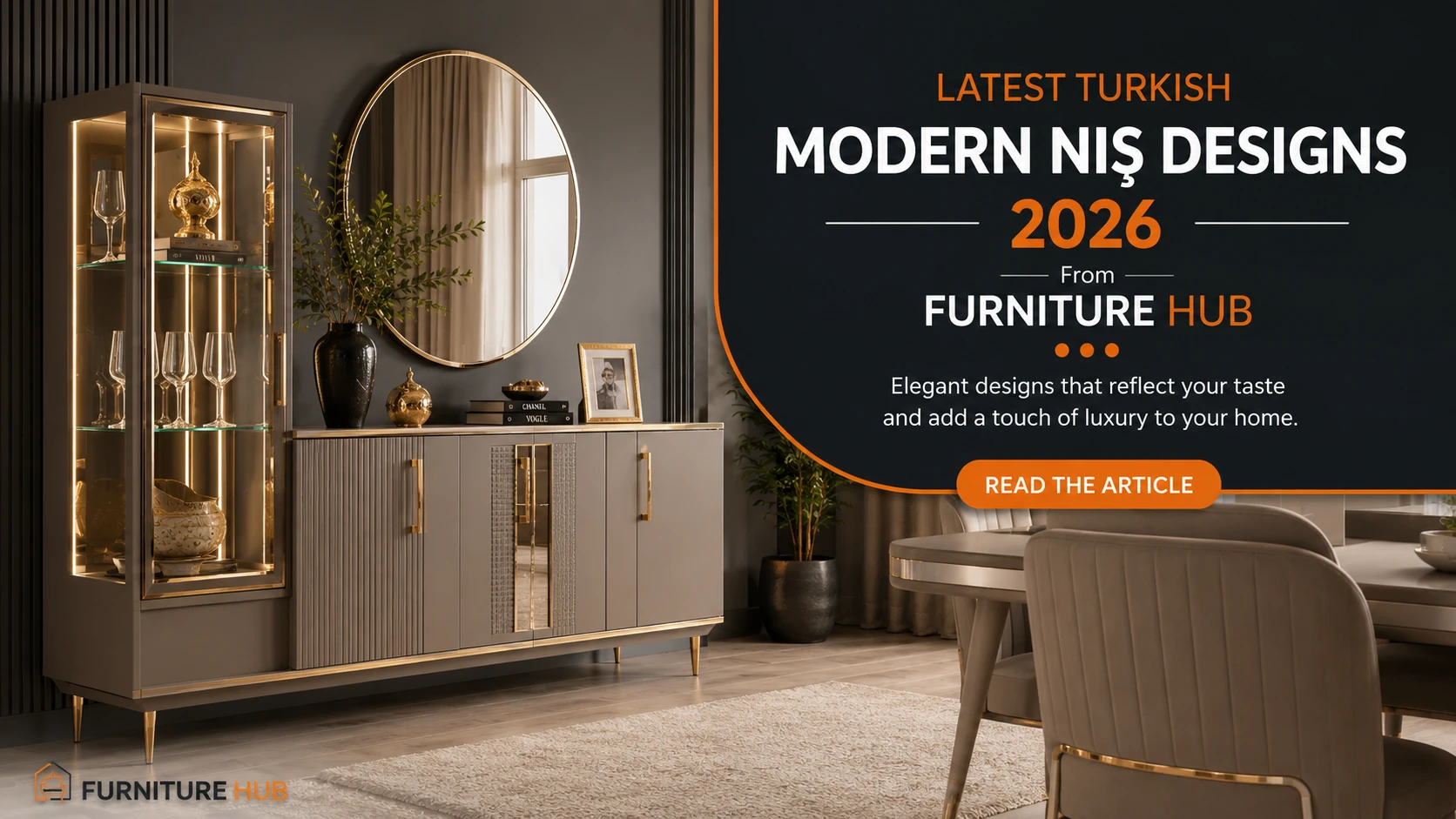 The latest modern Turkish niche 2026 from Furniture hub