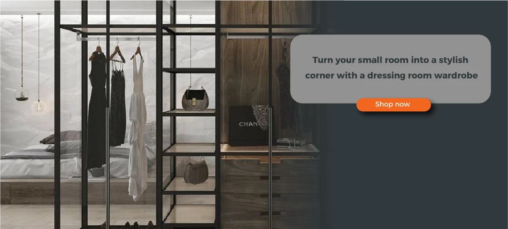 Organize Your Clothes in Style with a Small Dressing Room Wardrobe