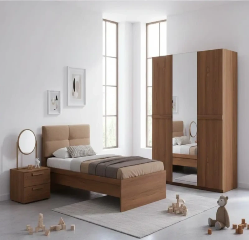 Children's Room 3 Pieces | Brown