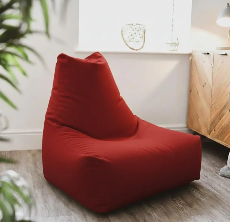 Triangle Bean Bag Chair Waterproof | Red