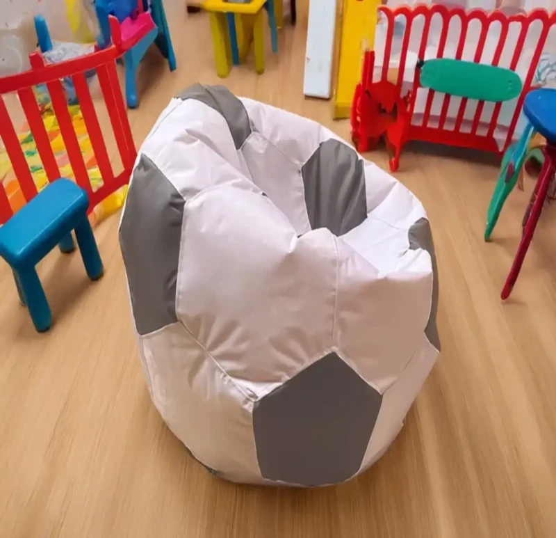 Waterproof Football Bean Bag | Gray