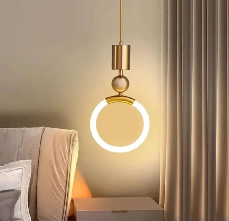 LED pendant in gold color