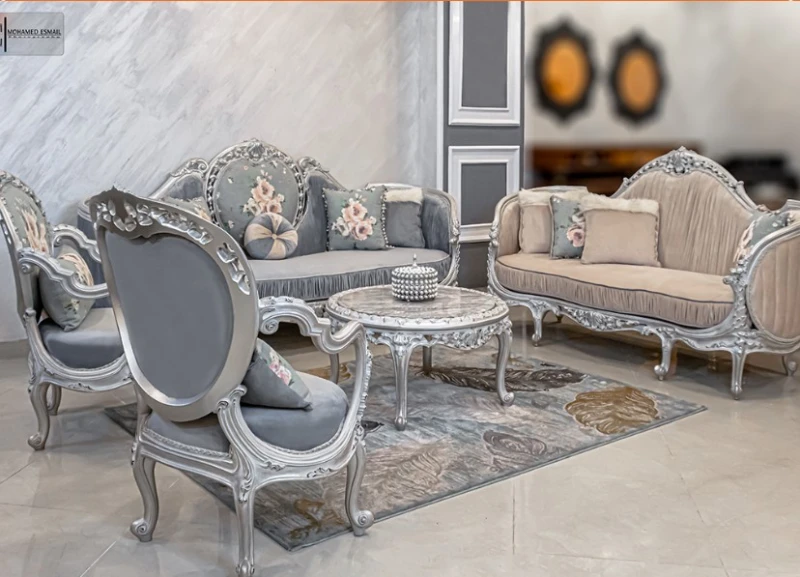 New Classic Light Gray Salon and Rose