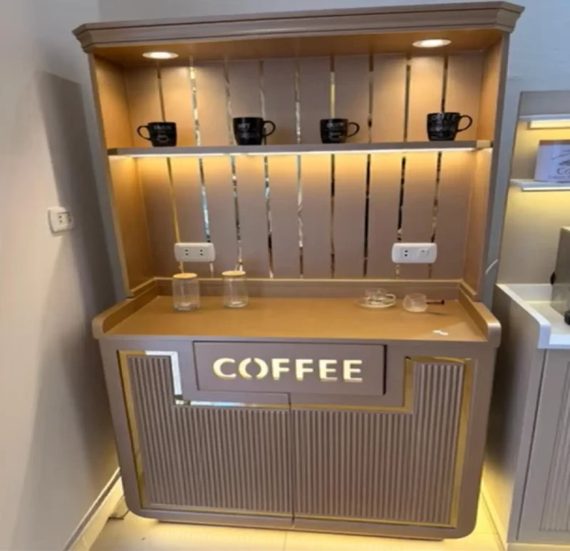 Modern Coffee Corner Bastanalis Restaurant | White