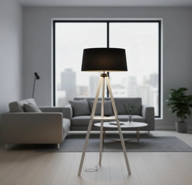 Modern Floor Lamp Black