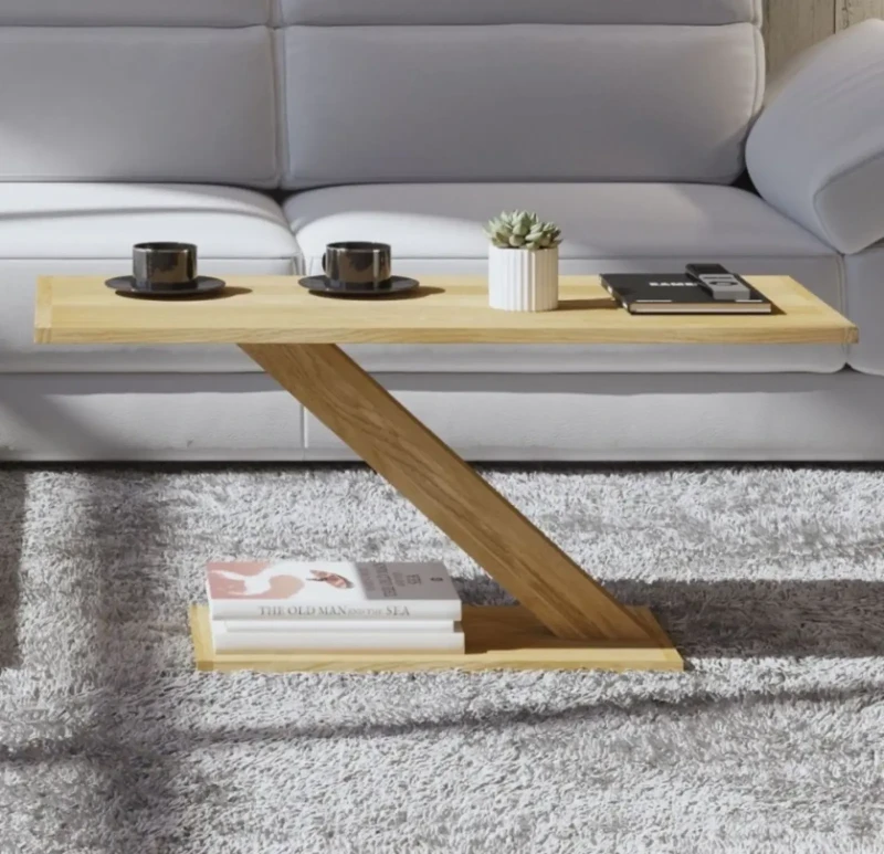 Modern Wooden Table | Letter Z