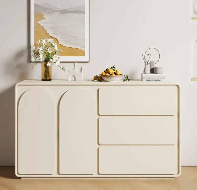 Modern Wooden Buffet | Off White