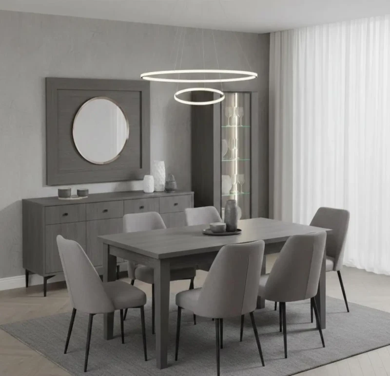 Modern Dining Room | Gray