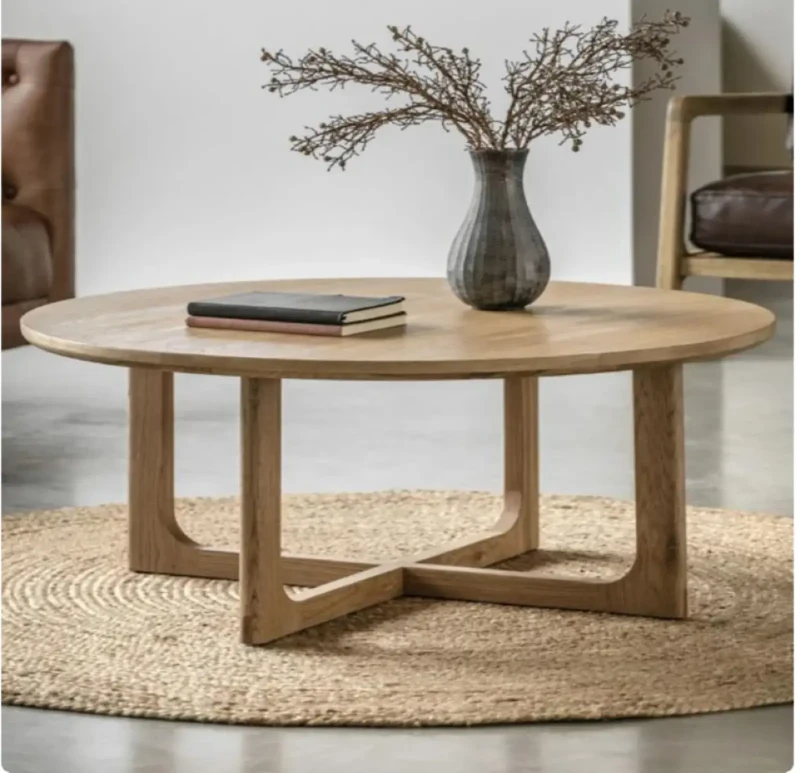 Wooden Round Coffee Table