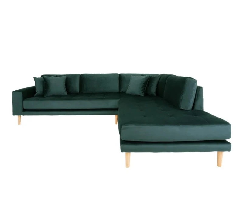 Modern Corner Roman Beech Wood | Olive