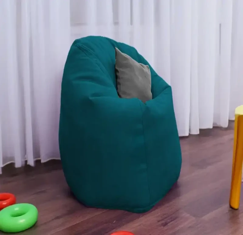 Petroleum Linen Comfy Bean Bag | 2XL