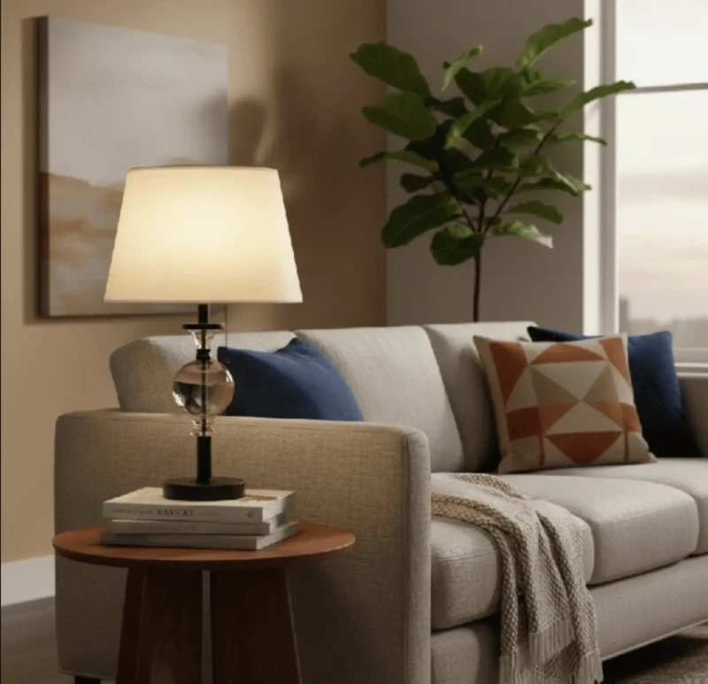Modern Crystal Beige Lampshades