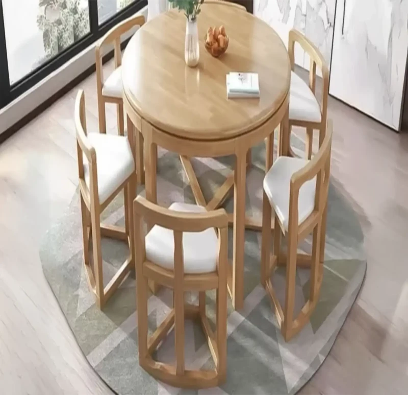 Economical Dining Table 7 Pieces | Circular