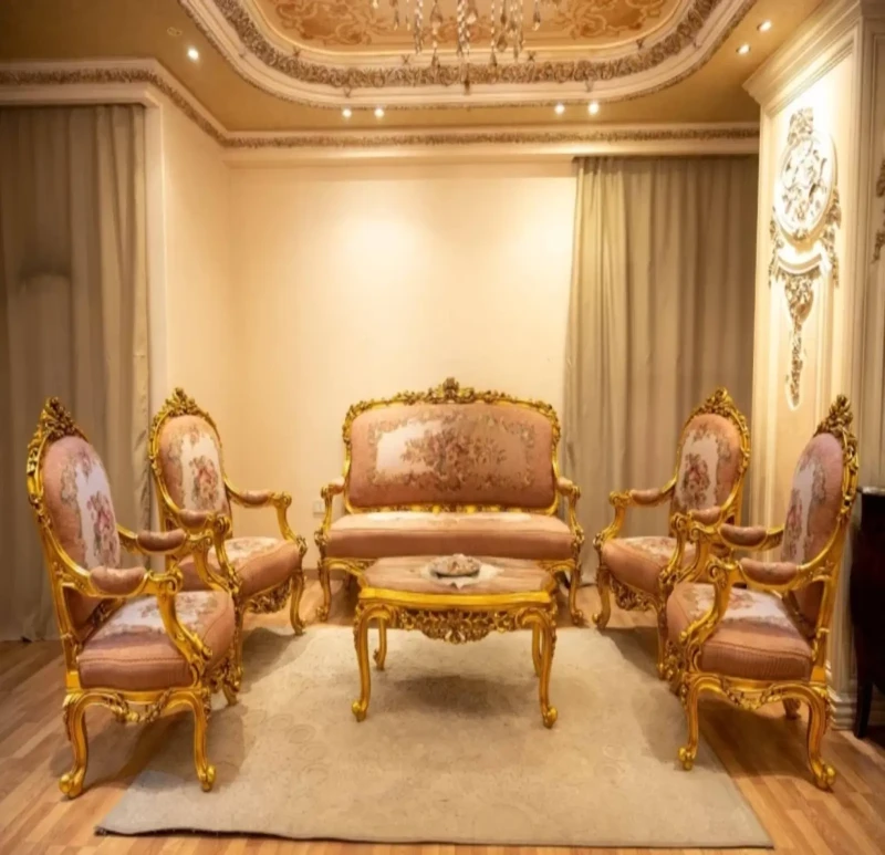 Classic Gold Salon 6 Pieces | Kashmir