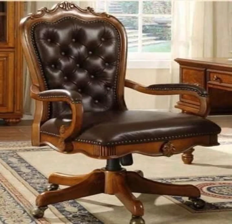 Classic brown director chair