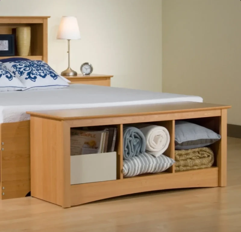 Modern Wooden Storage Bench