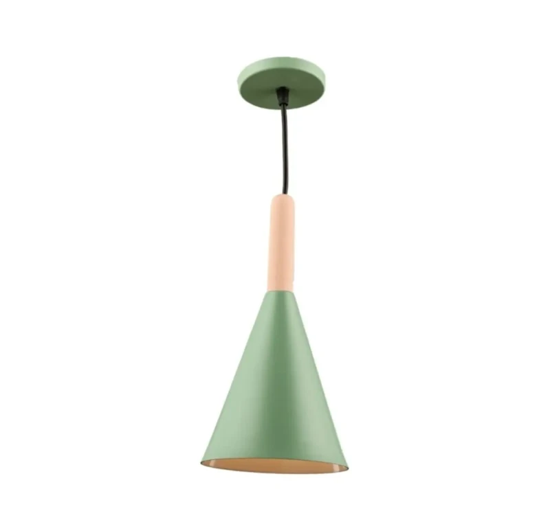Modern Light Green and Beige Ceiling Lamp