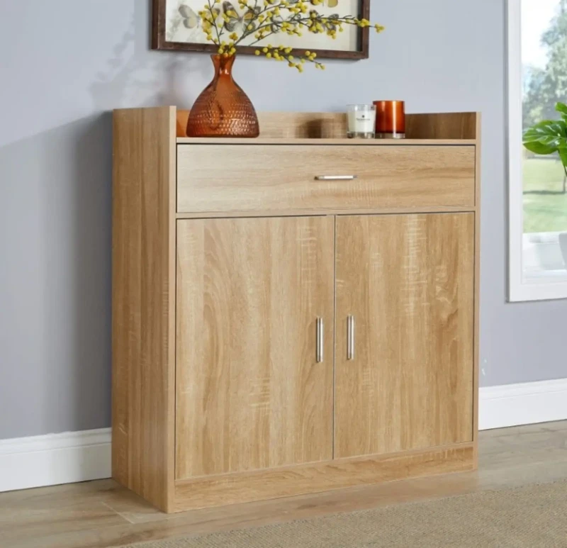 Shoe Storage Unit with 2 Doors and a Drawer