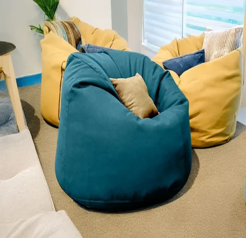 Comfy Linen Bean Bag Teal Green | 4XL