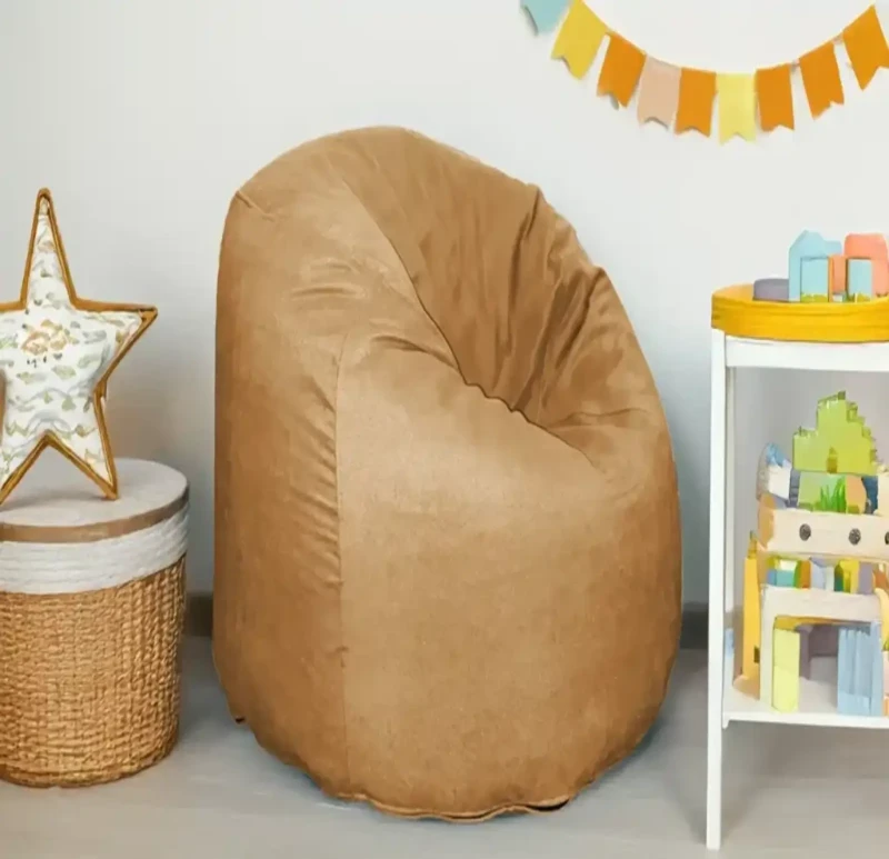 Comfy Linen Camel Bean Bag | 3XL