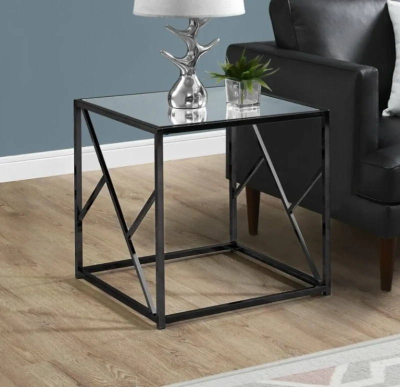 Square Metal Side Table