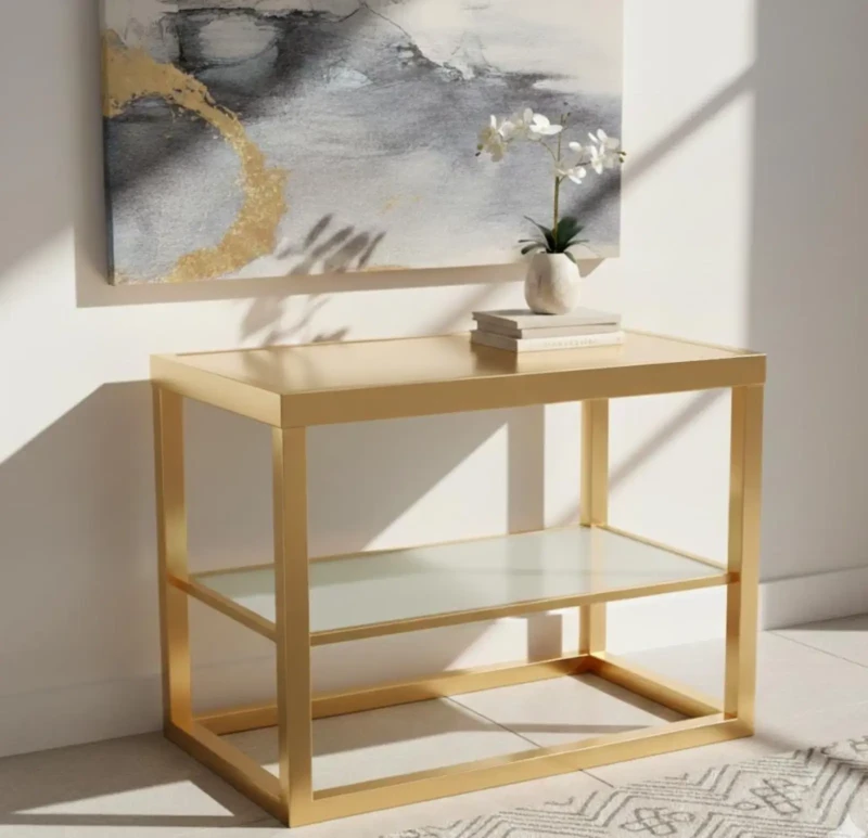 Square Entrance Stainless Table