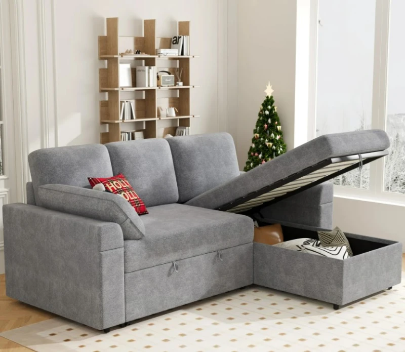 ‏Modern Captune Square Sofa | Bed and Sahara