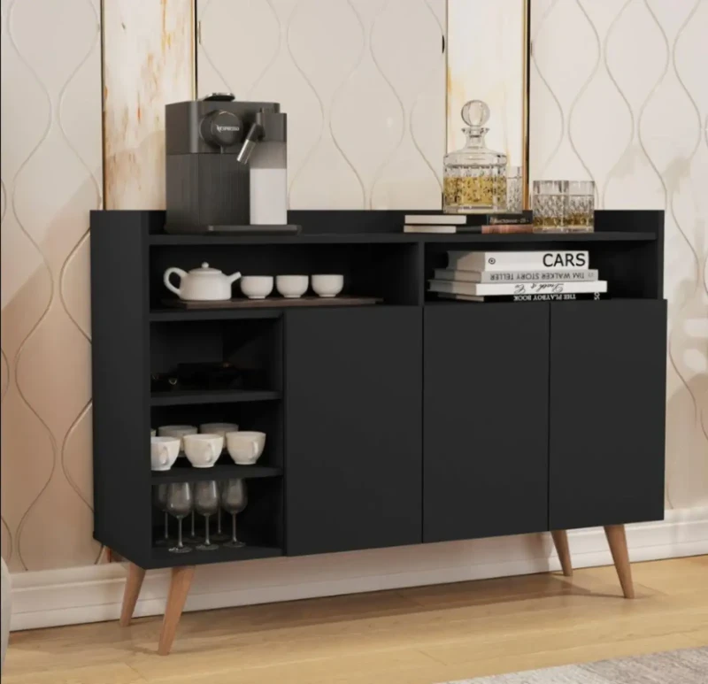 Coffee Corner Raised Legs | Black And Brown
