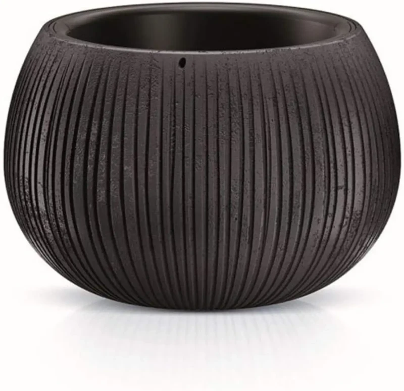 Black Pot For A Decorative Tree