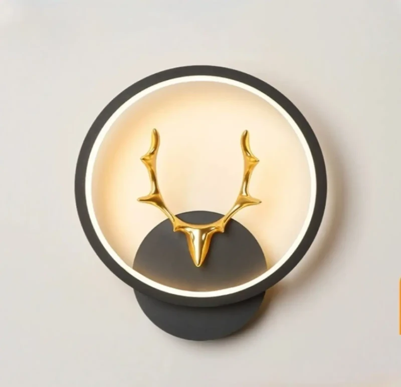Deer Circular ceiling lamp