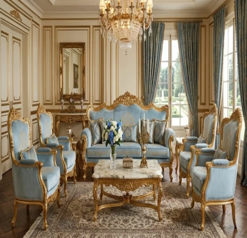 Classic Gold Salon | Blue
