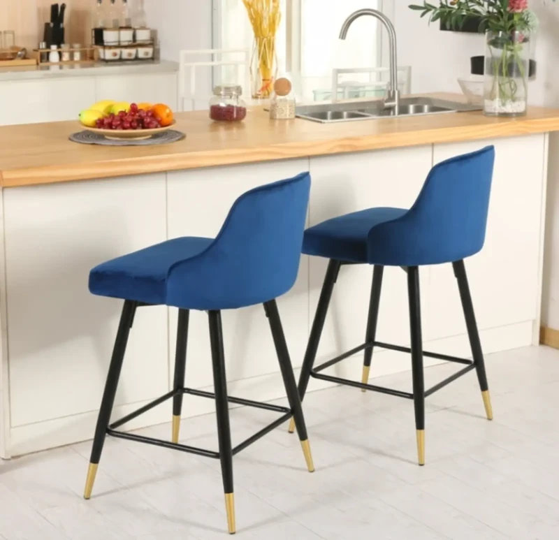 Blue Bar Modern Chair