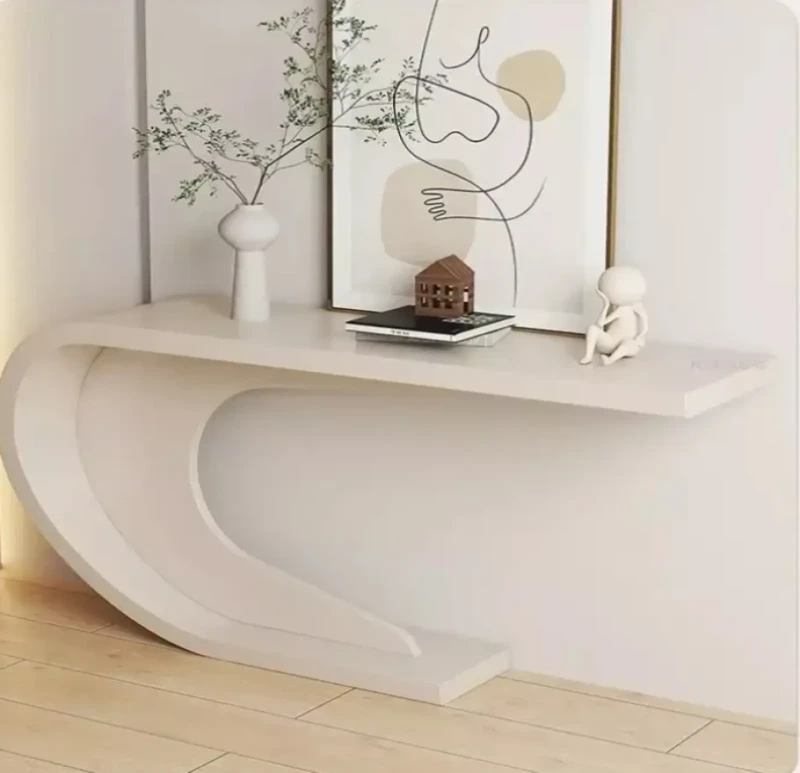 Modern Wooden Console | Beige