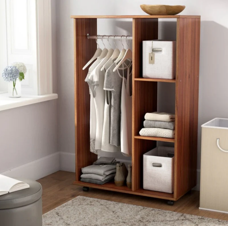 Open wardrobe