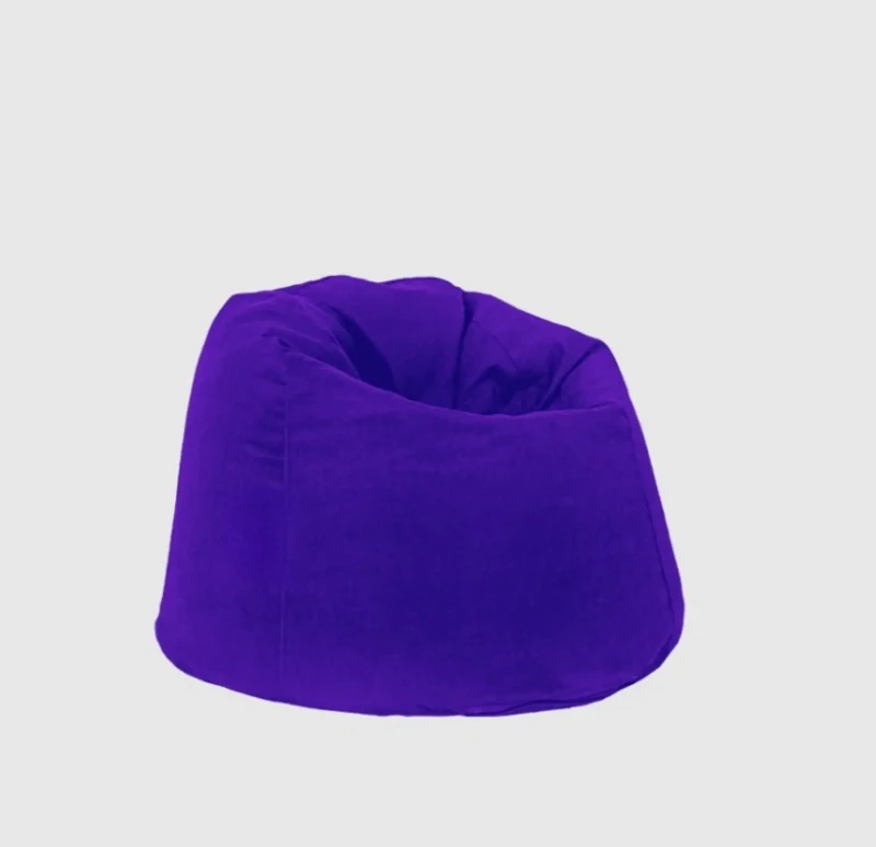 Purple Linen Bean Bag | Large
