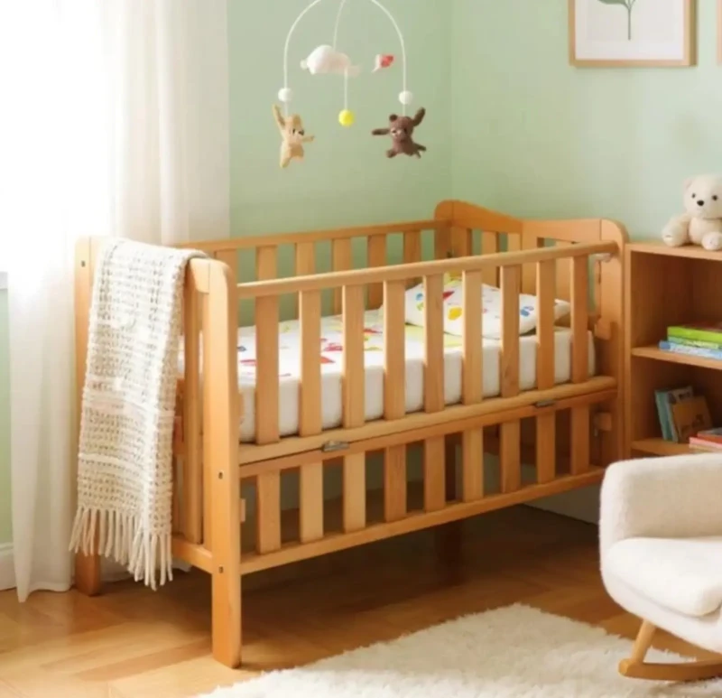 Wooden Baby Bed
