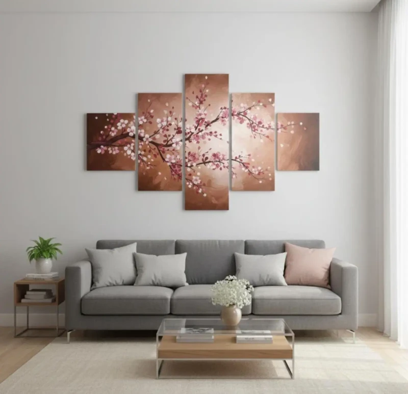 Modern Tableau | 5 Pieces Pink