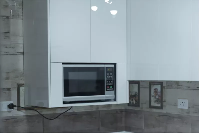 HPL White  Kitchen