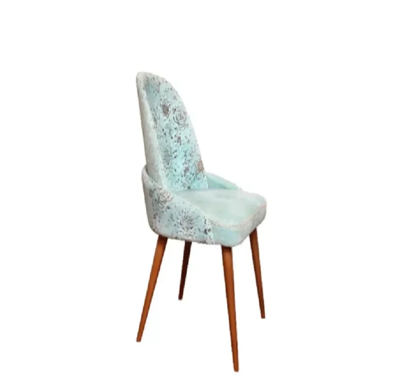 Modern Upholstered Chair Turquoise