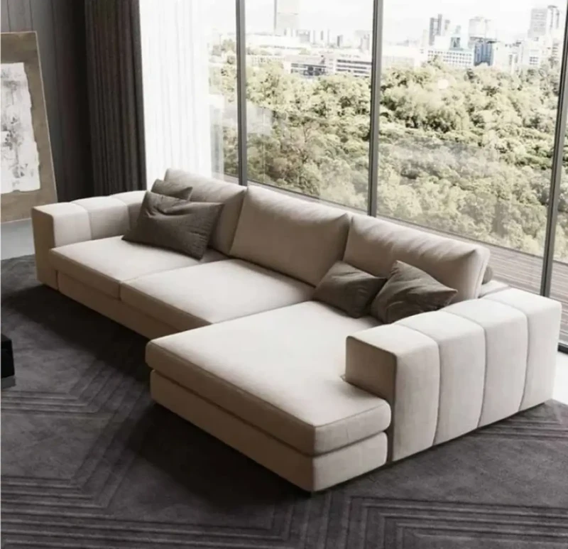 Modern Ground Floor Corner Letter L | Off White