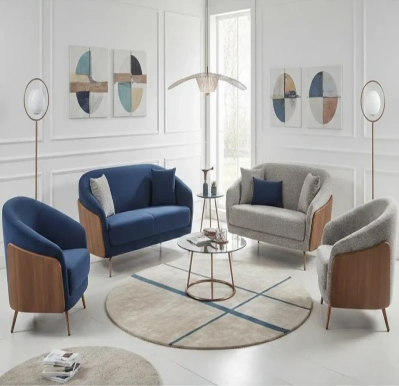 Modern Velvet Sofa Set - MOF0005