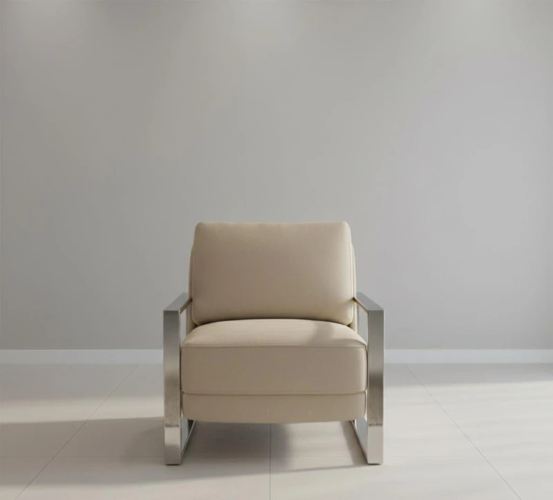 Modern Sofa Set Inlaid With Stainless - a Center Table as a Gift