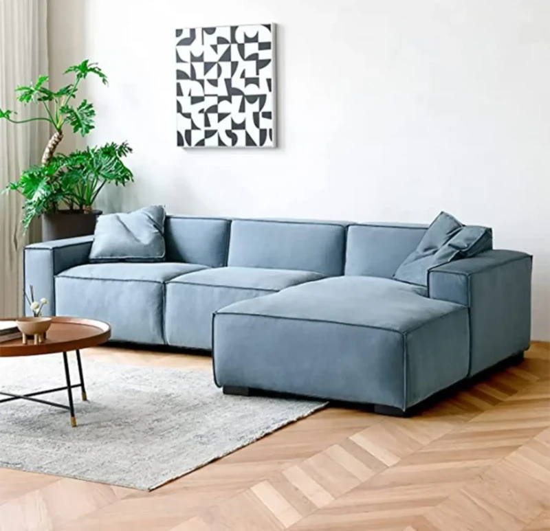 Modern Corner Letter L | Light Blue