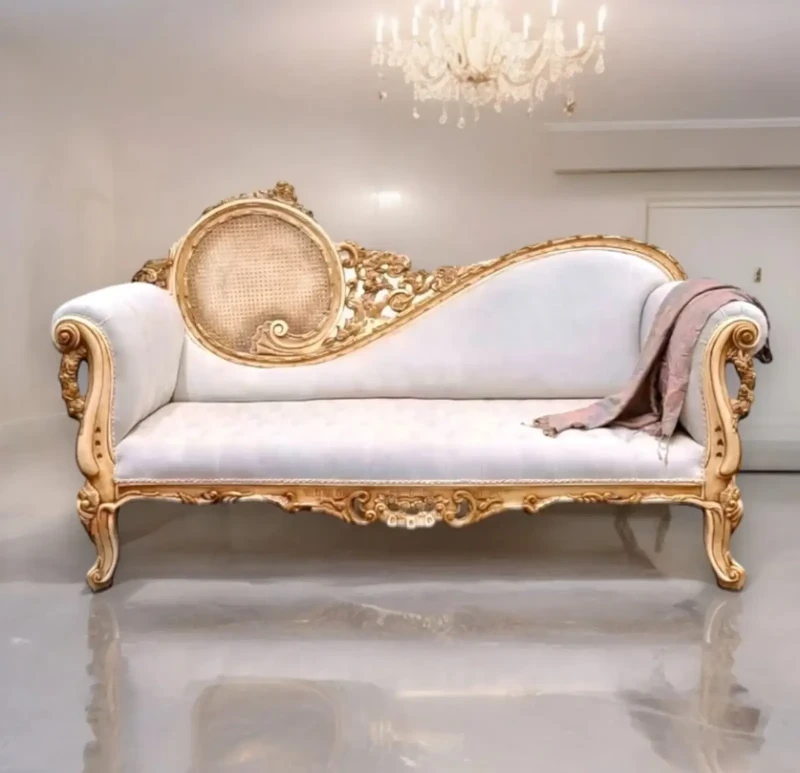White Antique Sofa